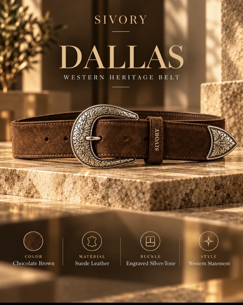 DALLAS — Kahverengi western kemer